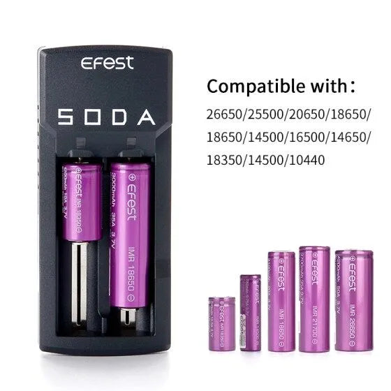 Efest New Soda Dual Battery Charger