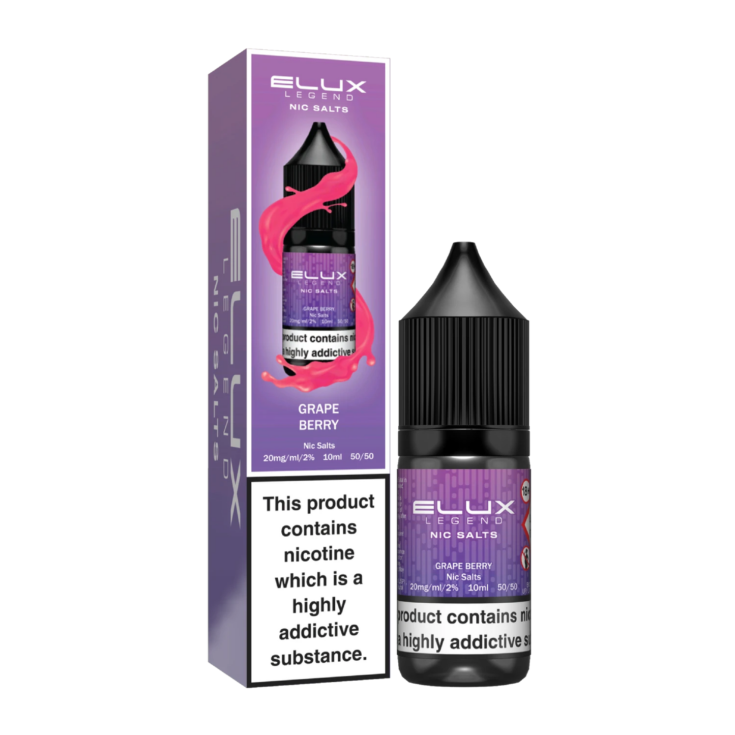 Grape Berry - Elux Legend Nic Salt - 10ml