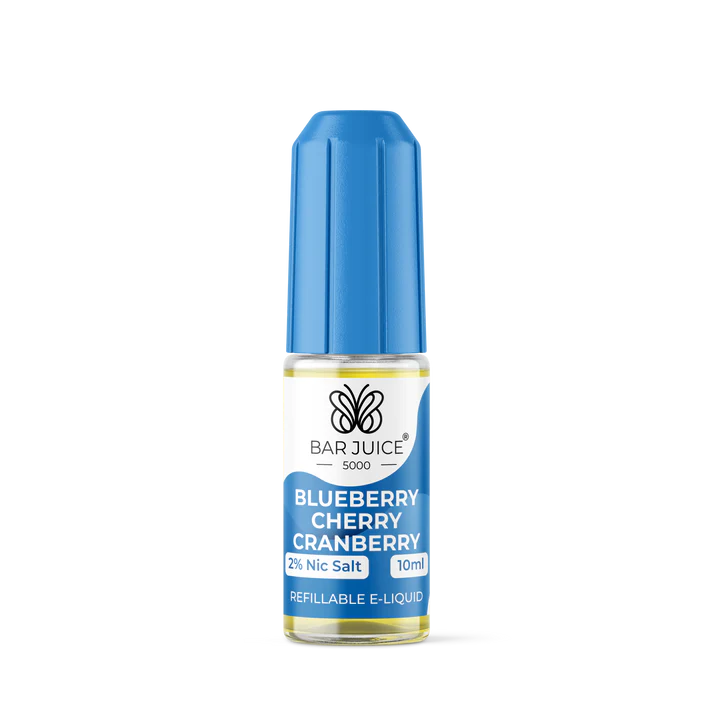 Blueberry Cherry Cranberry - BAR JUICE 5000 Nic Salts - 10ml