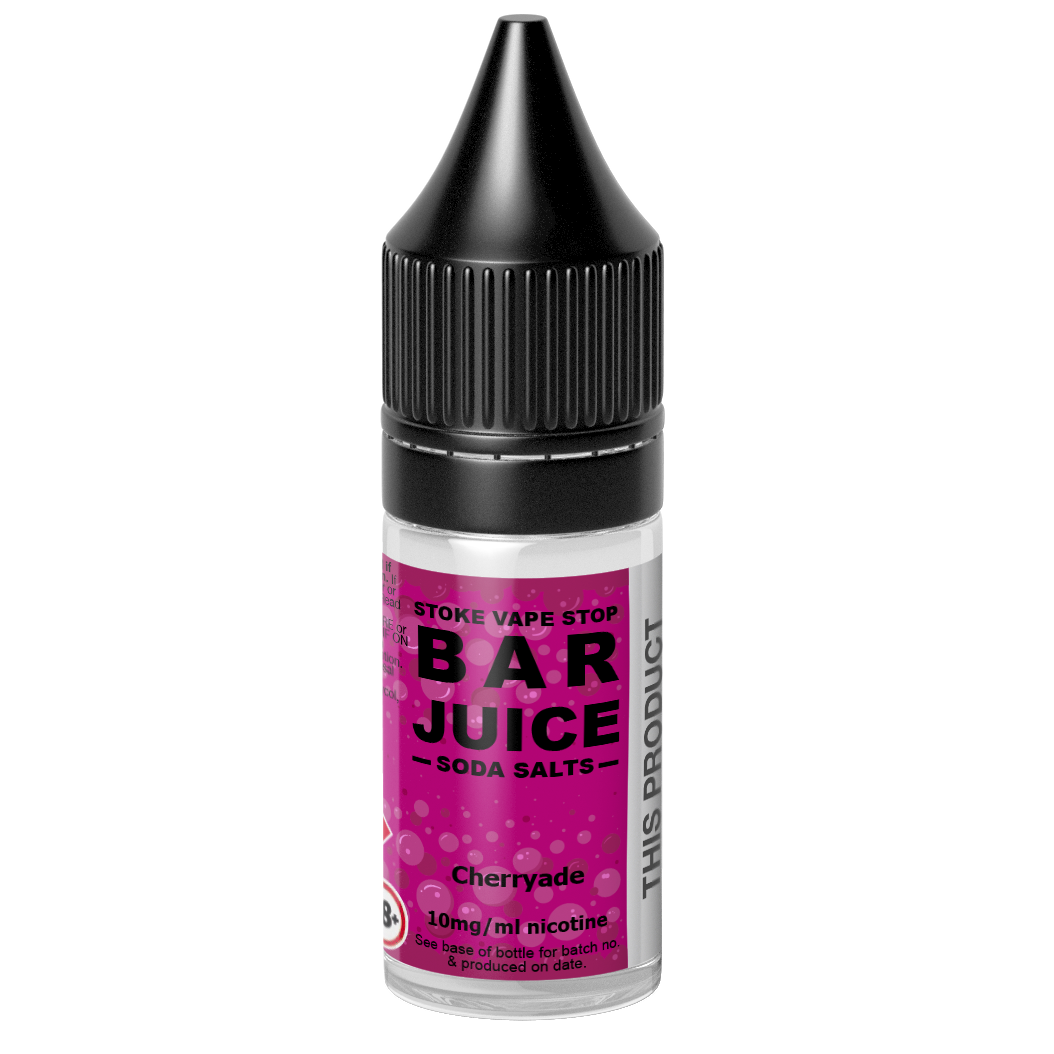 Cherryade SODA - BAR JUICE STOKE VAPE STOP Nic Salt - 10ml