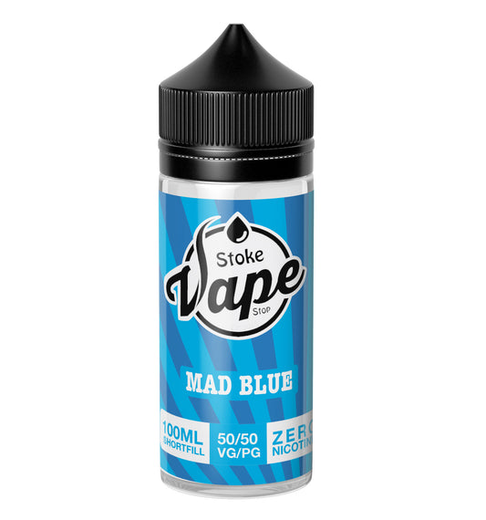 Mad Blue 50/50 STOKE VAPE STOP - 100ML