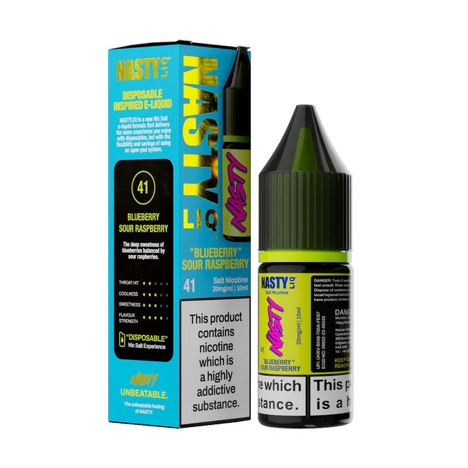 Blueberry Sour Raspberry - Nasty Liq Nic Salt - 10ml