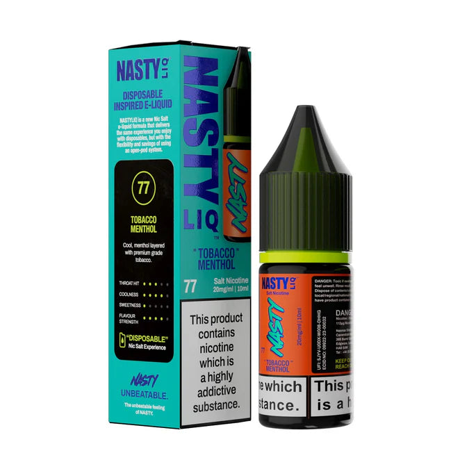 Tobacco Menthol - Nasty Liq Nic Salt - 10ml