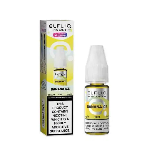 Banana Ice - ELFBAR ELFLIQ Nic Salts - 10ml