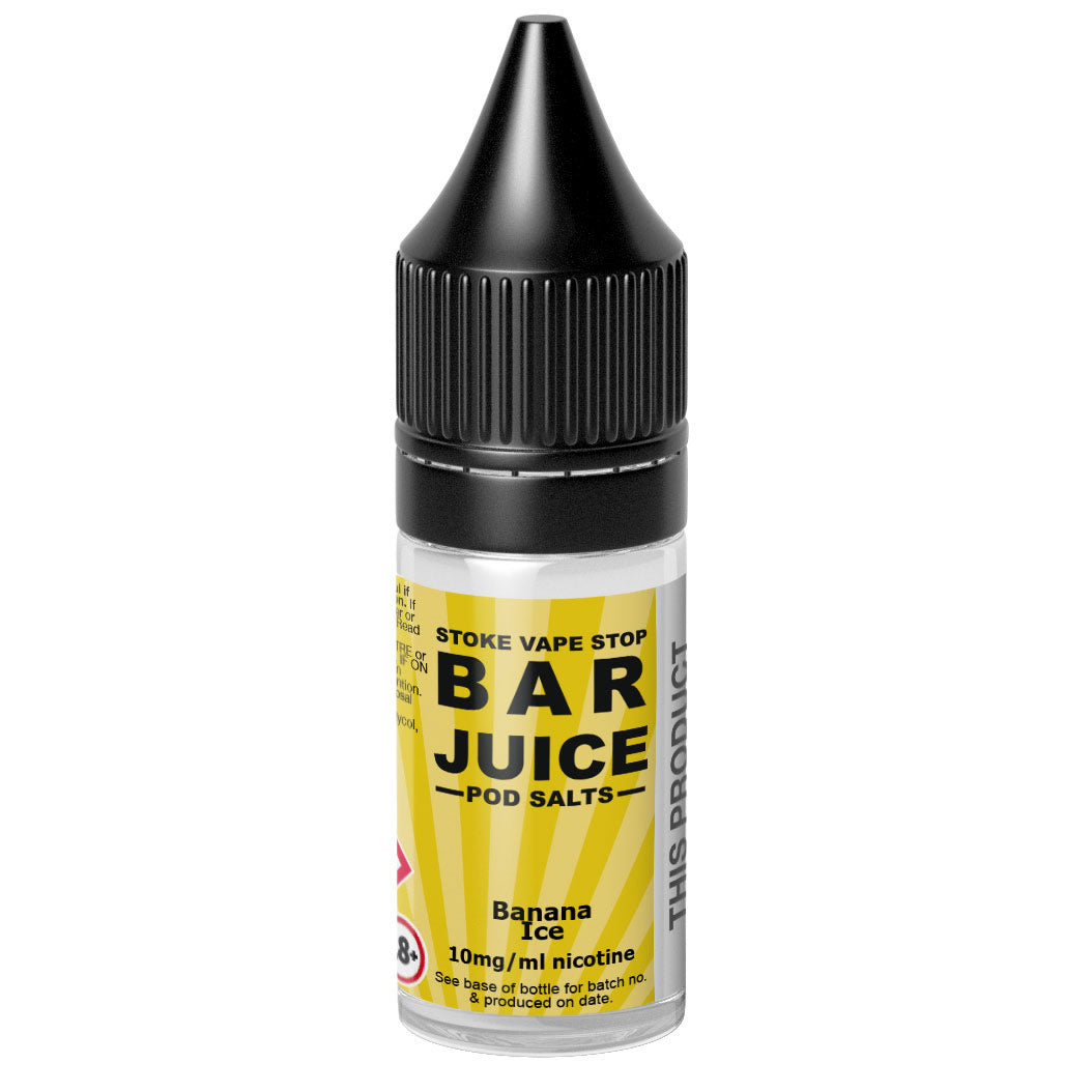 Banana Ice - BAR JUICE STOKE VAPE STOP Nic Salt - 10ml Stoke Vape Stop Banana Ice - BAR JUICE STOKE VAPE STOP Nic Salt - 10ml Stoke Vape Stop