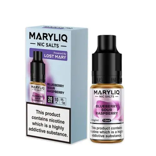 Lost Mary MaryLiq Blueberry Sour Raspberry Nic Salt 20mg