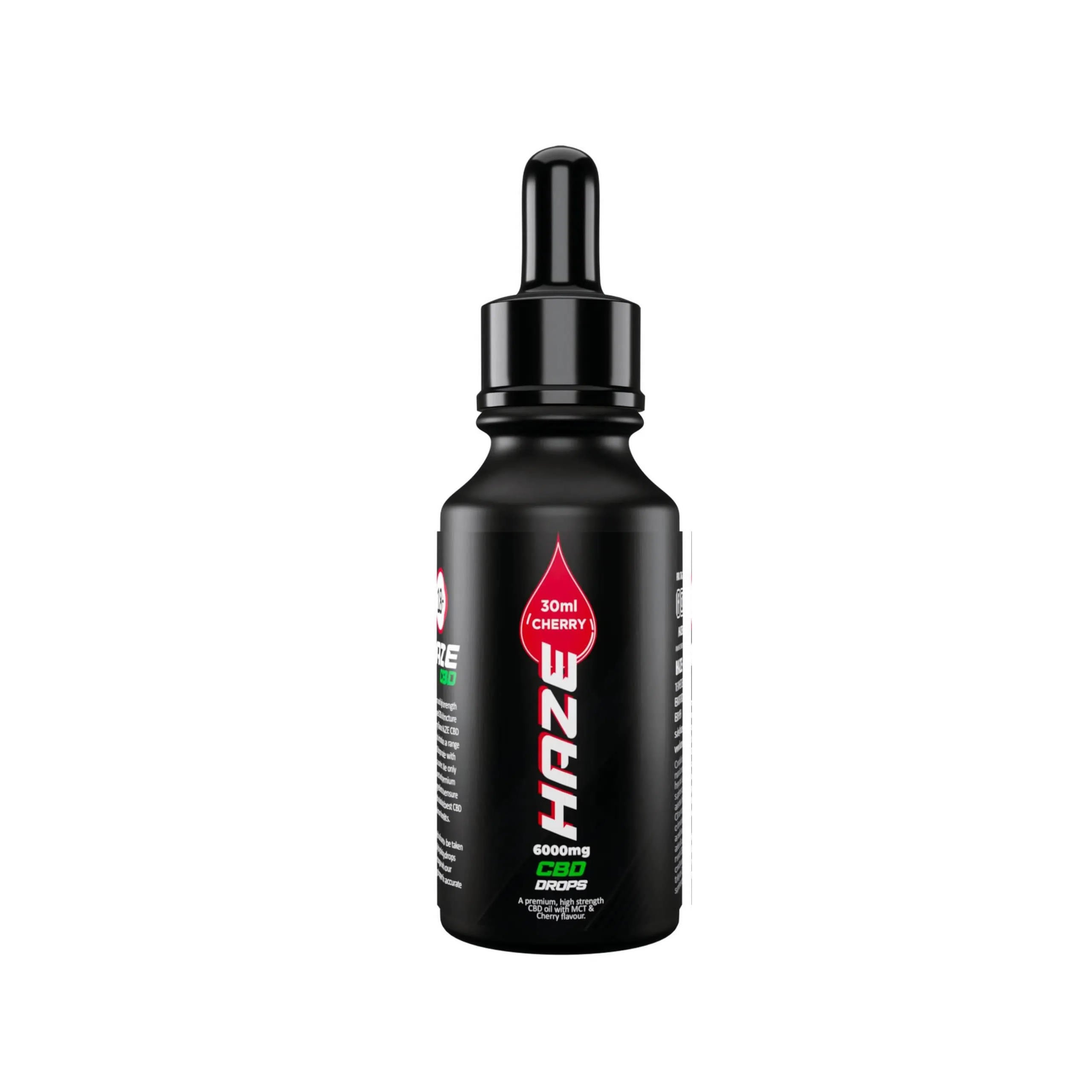 CHERRY CBD DROPS BY HAZE CBD 6000MG - 30ML Stoke Vape Stop CHERRY CBD DROPS BY HAZE CBD 6000MG - 30ML Stoke Vape Stop