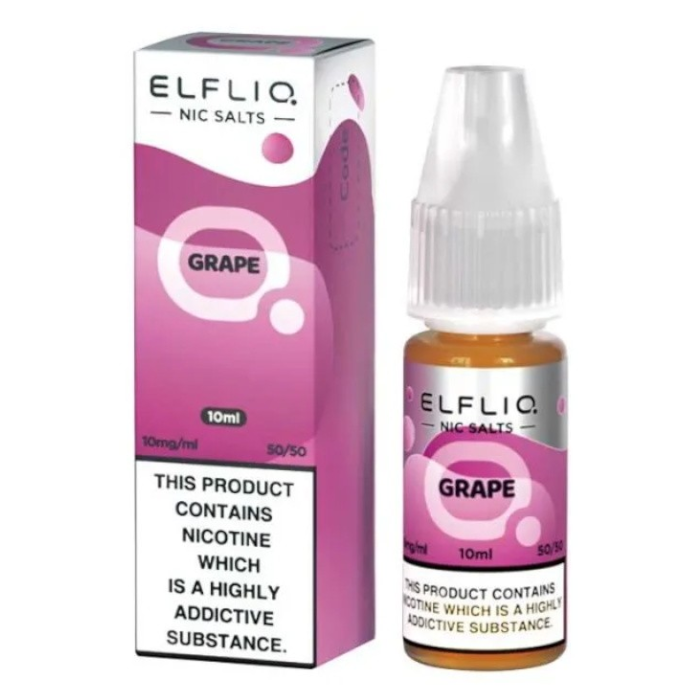 Grape - ELFBAR ELFLIQ Nic Salts - 10ml