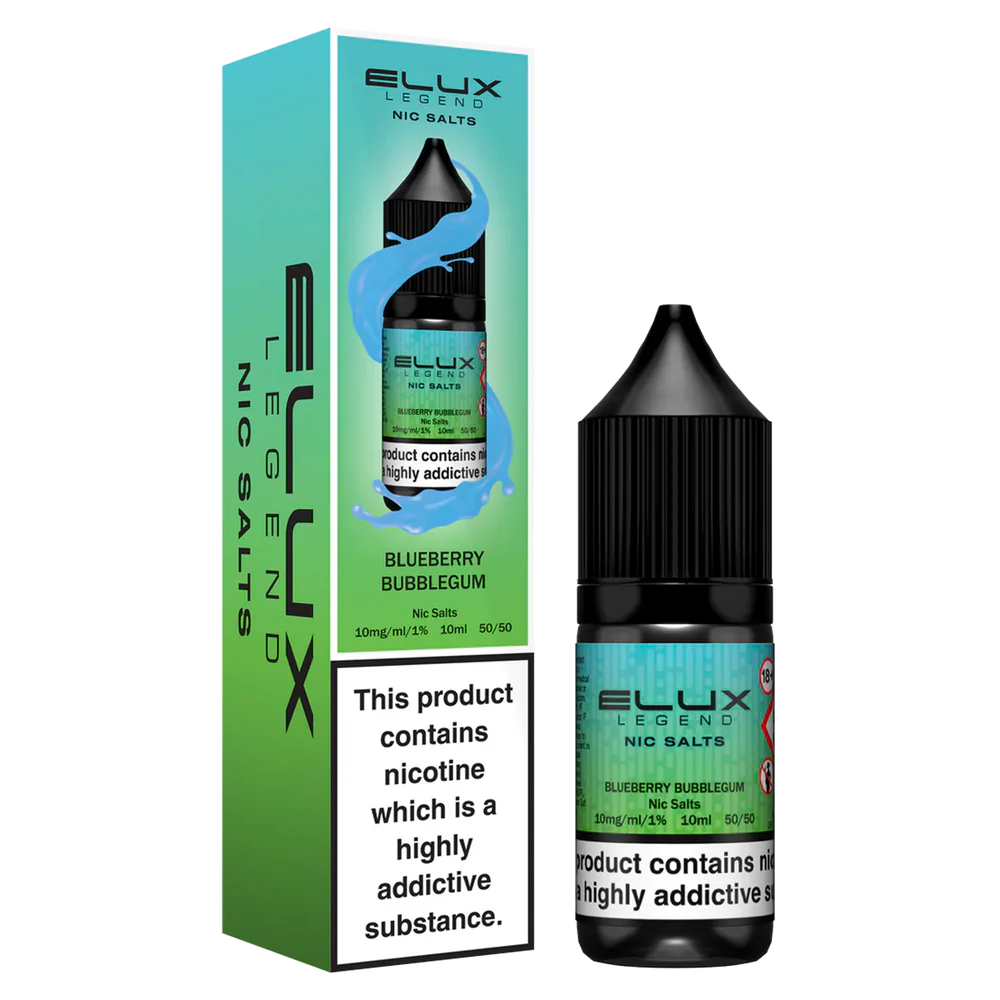 Blueberry Bubblegum - Elux Legend Nic Salt - 10ml