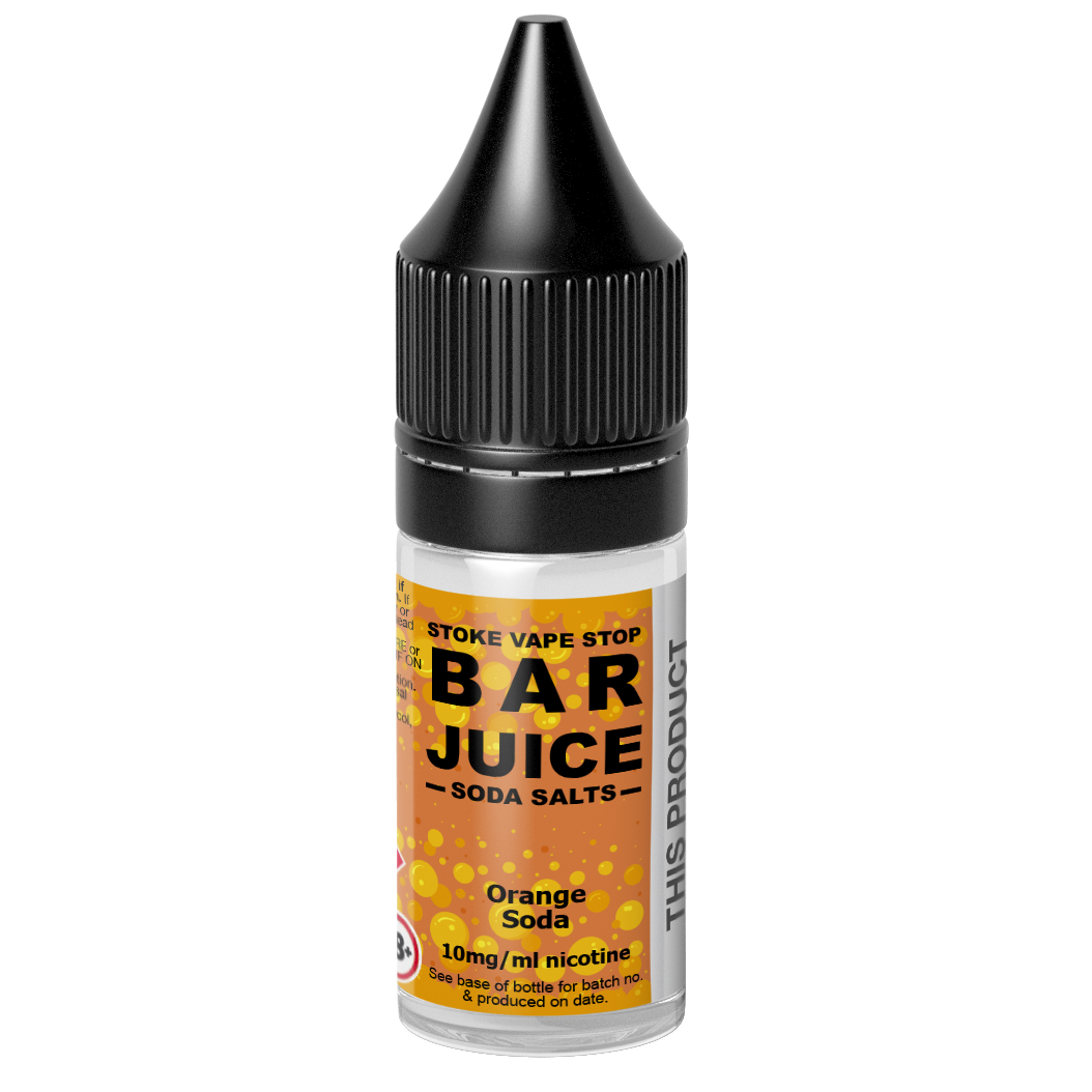 Orange SODA - BAR JUICE STOKE VAPE STOP Nic Salt - 10ml