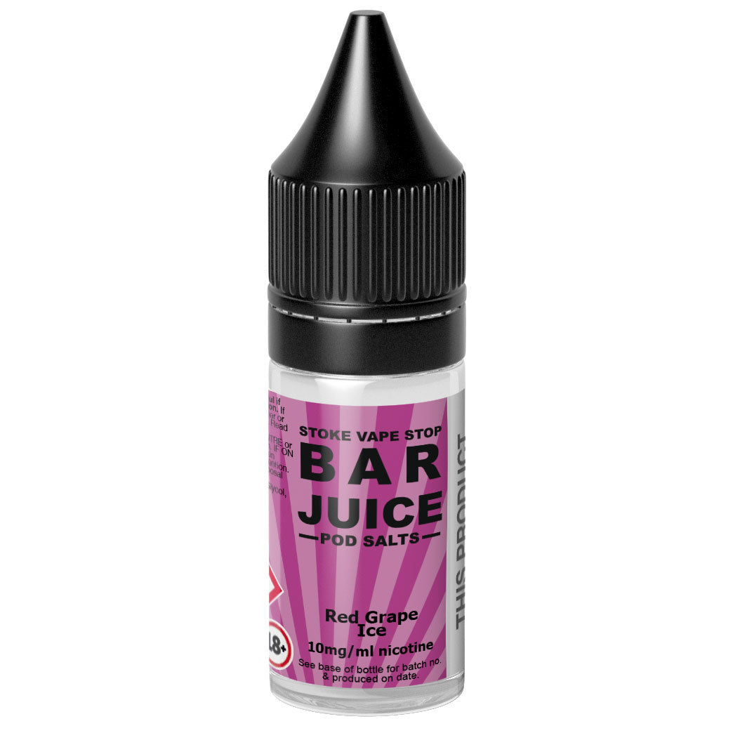 Red Grape Ice - BAR JUICE STOKE VAPE STOP Nic Salt - 10ml