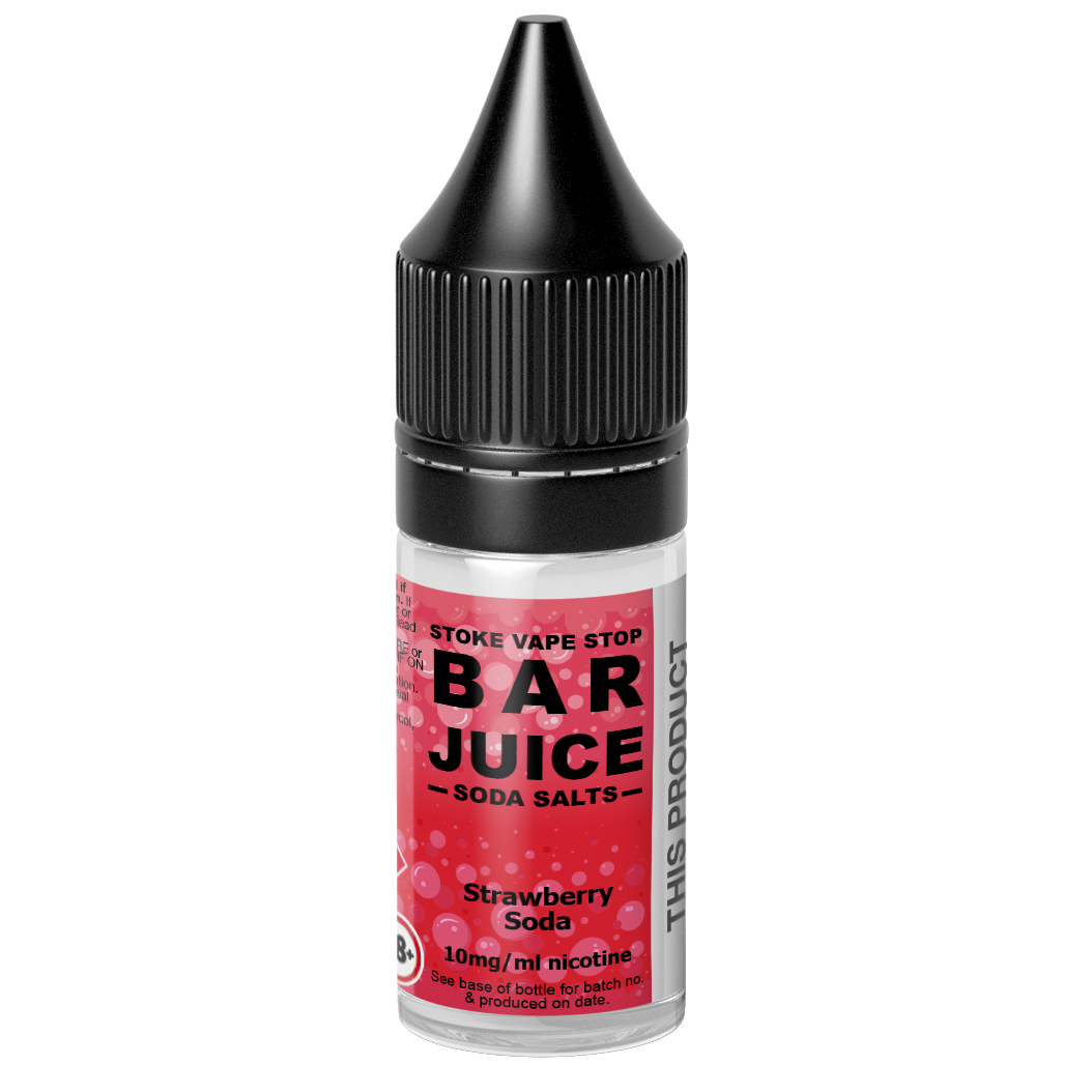 Strawberry SODA - BAR JUICE STOKE VAPE STOP Nic Salt - 10ml