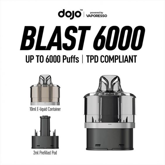 Vaporesso Dojo Blast 6000 Prefilled Pods