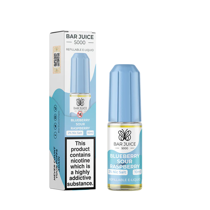 Blueberry Sour Raspberry - BAR JUICE 5000 Nic Salts - 10ml