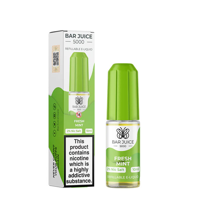 Fresh Mint - BAR JUICE 5000 Nic Salts - 10ml
