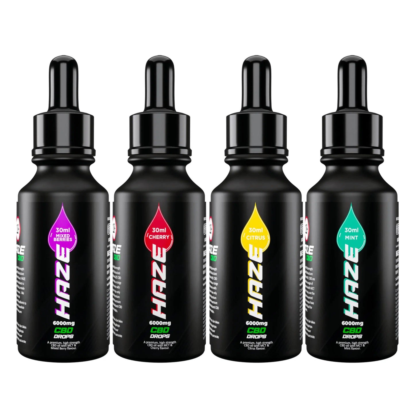 MIXED BERRIES CBD DROPS BY HAZE CBD 6000MG - 30ML
