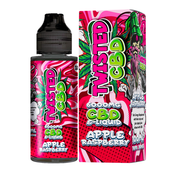 Apple & Raspberry Twisted CBD 6000MG - 100ml