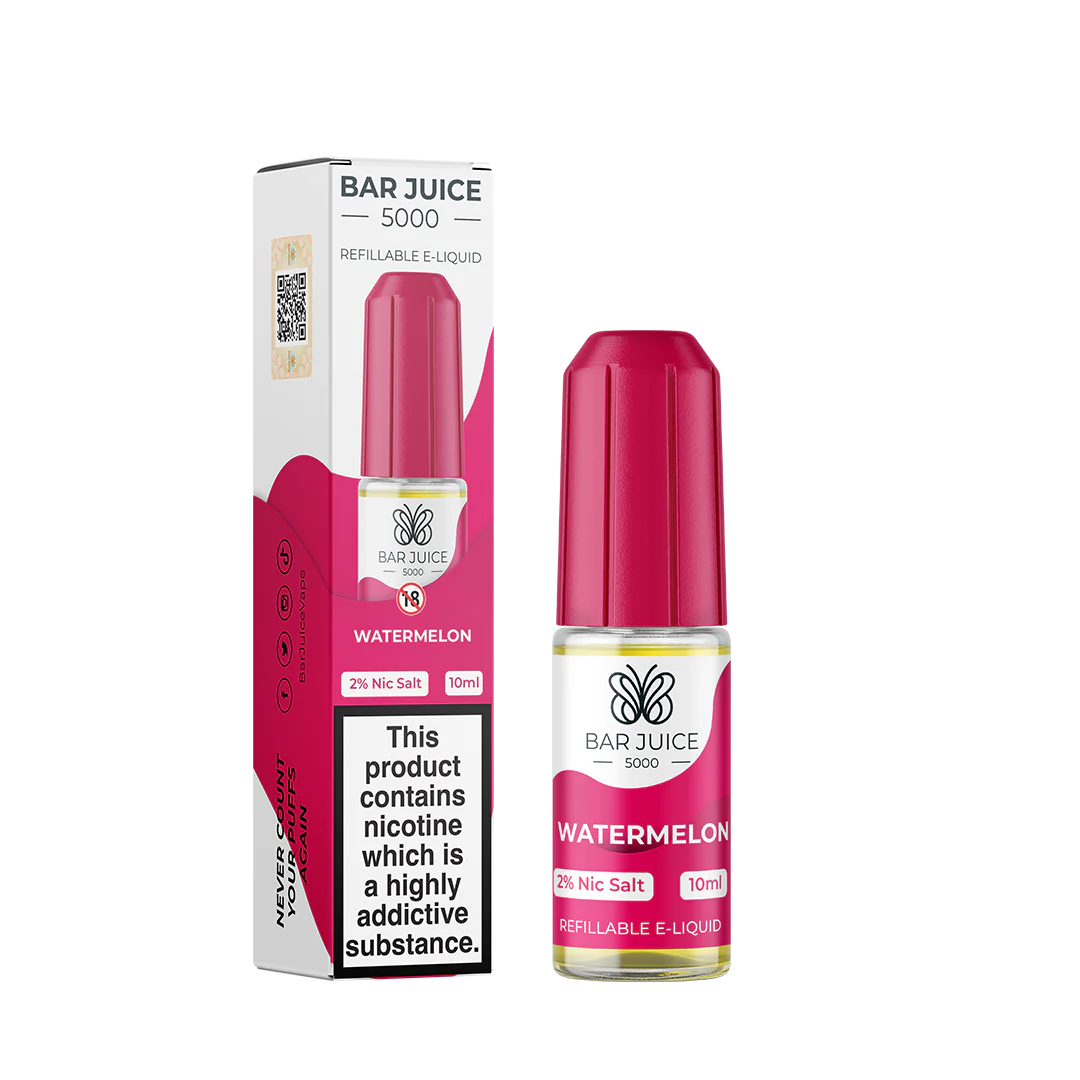 Watermelon - BAR JUICE 5000 Nic Salts - 10ml