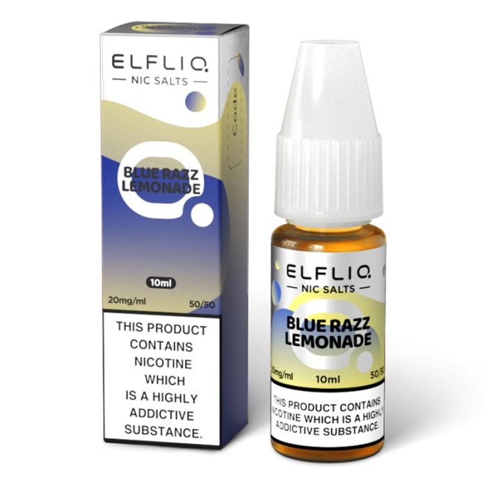 Blue Razz Lemonade - ELFBAR ELFLIQ Nic Salts - 10ml