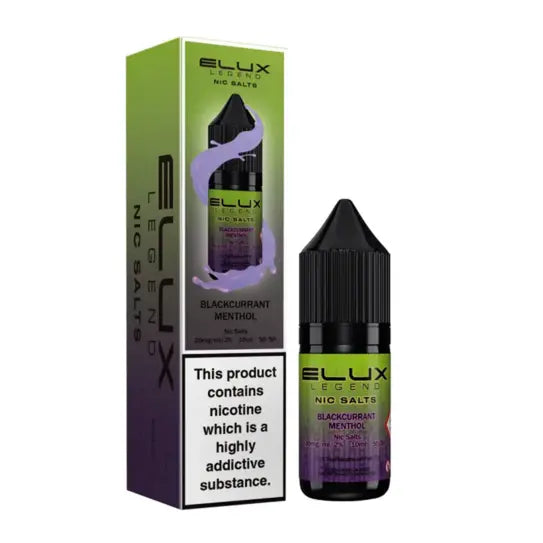 Blackcurrant Menthol - Elux Legend Nic Salt - 10ml