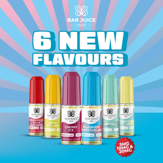 NEW BAR JUICE 5000 Nic Salts - 10ml