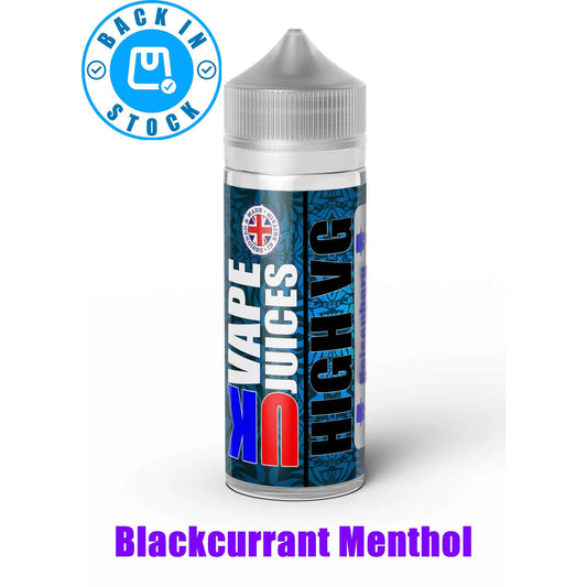 Blackcurrant Menthol UK VAPE JUICES - 100ml