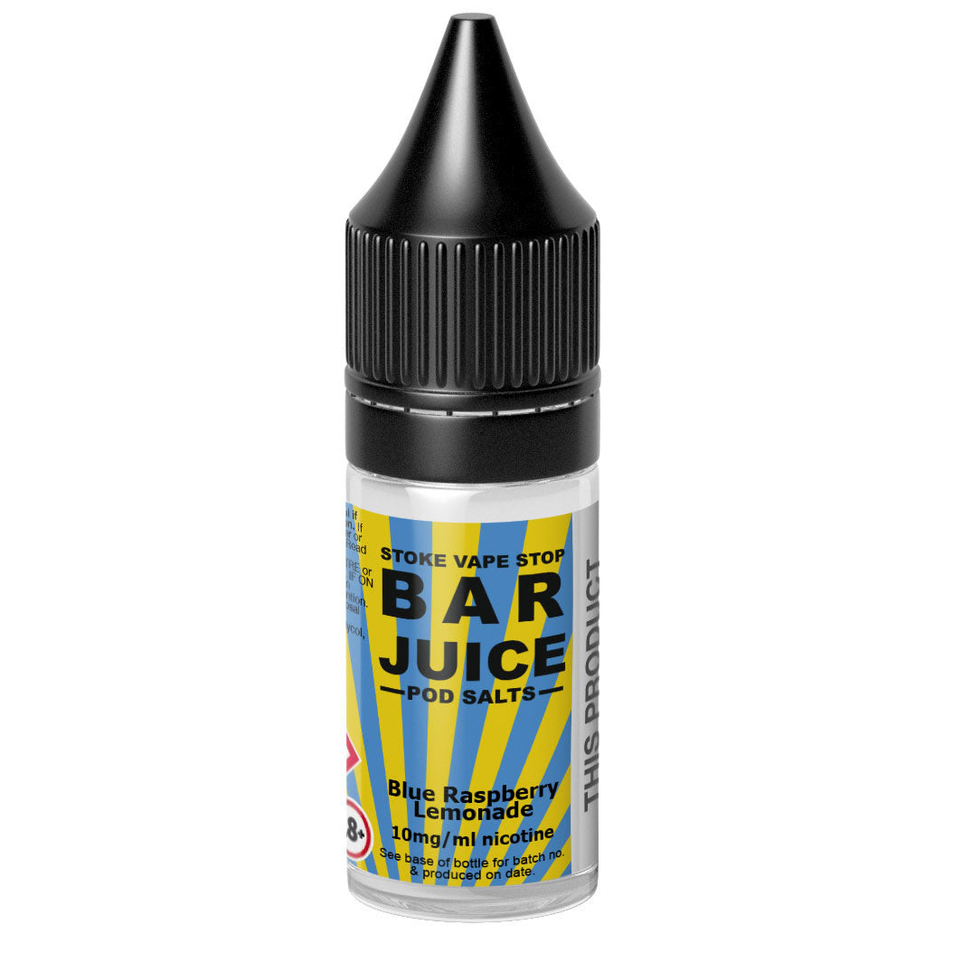 Blue Razz Lemonade - BAR JUICE STOKE VAPE STOP Nic Salt - 10ml