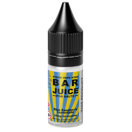 Blue Razz Lemonade - BAR JUICE STOKE VAPE STOP Nic Salt - 10ml
