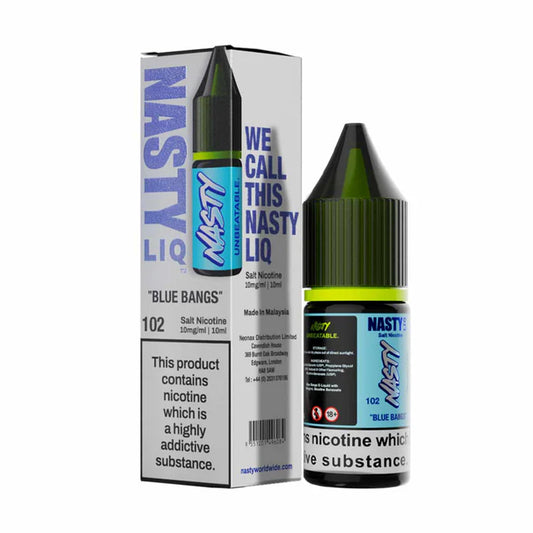 Blue Bangs - Nasty Liq Nic Salt - 10ml