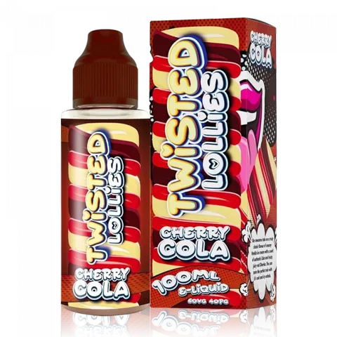 Cherry Cola Twisted Lollies - 100ML