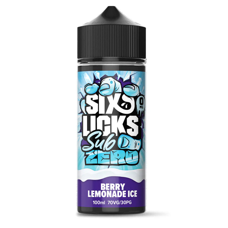 Berry Lemonade Ice Six Licks Sub Zero 100ml