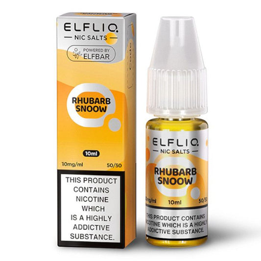 Rhubarb Snoow - ELFBAR ELFLIQ Nic Salts - 10ml