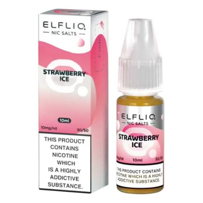 Strawberry Ice - ELFBAR ELFLIQ Nic Salts - 10ml