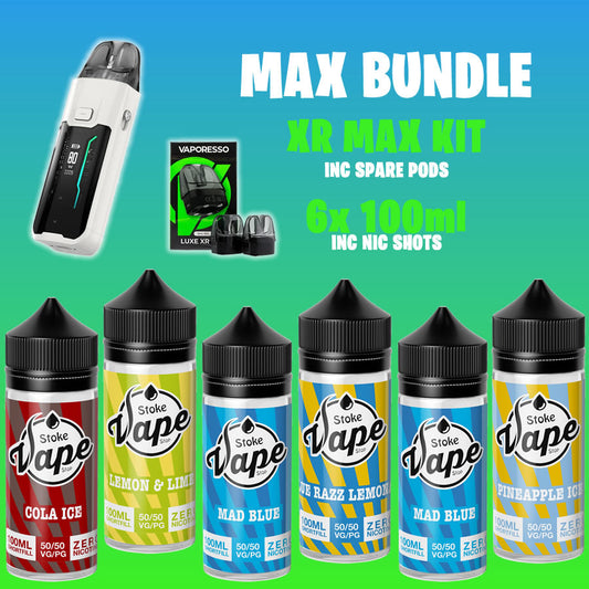MAX BUNDLE - 6x 100ml + LUXE XR Max Kit