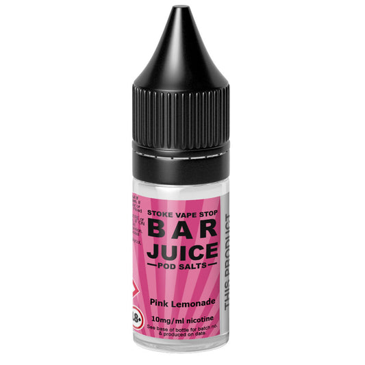Pink Lemonade - BAR JUICE STOKE VAPE STOP Nic Salt - 10ml