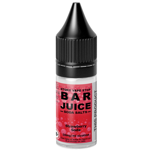 Strawberry SODA - BAR JUICE STOKE VAPE STOP Nic Salt - 10ml
