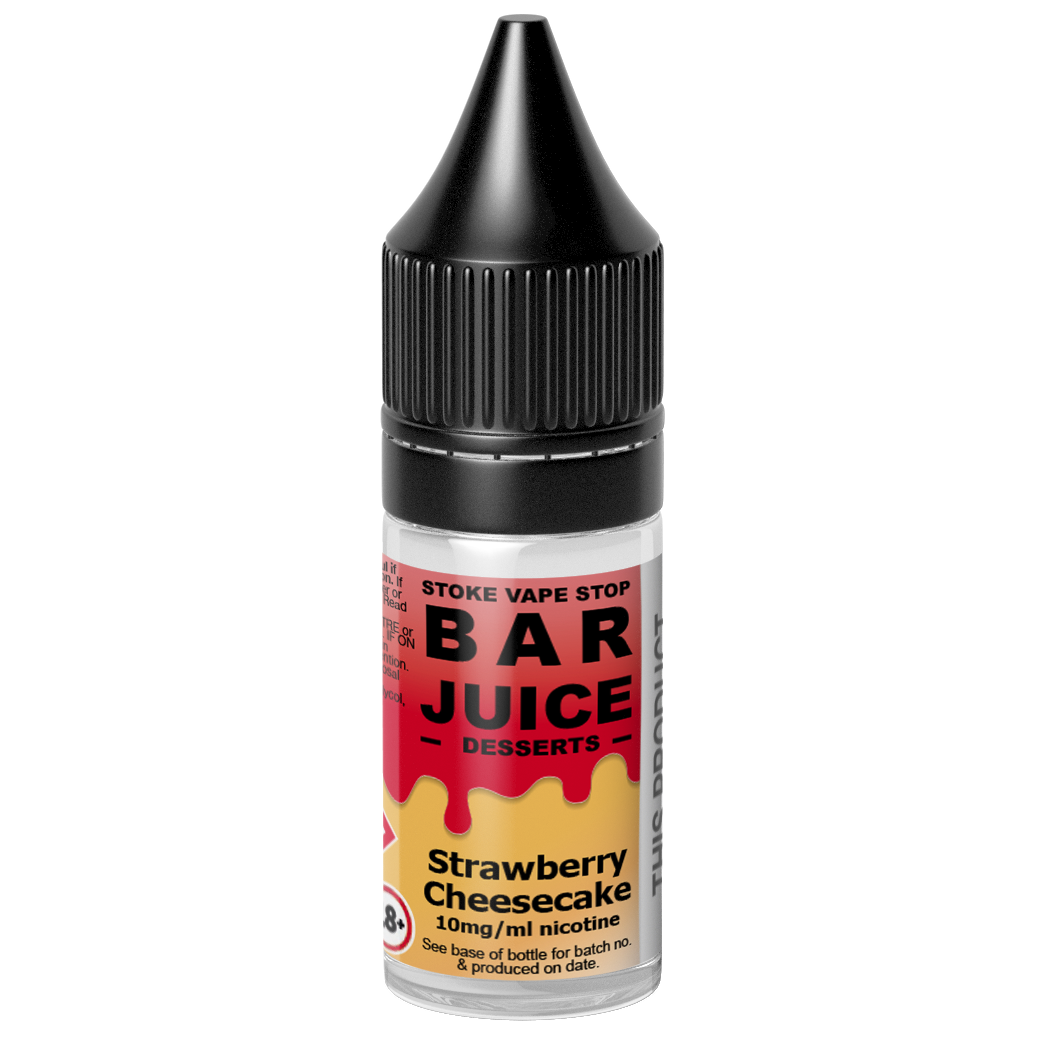 Strawberry Cheesecake - BAR JUICE DESSERTS Nic Salt - 10ml