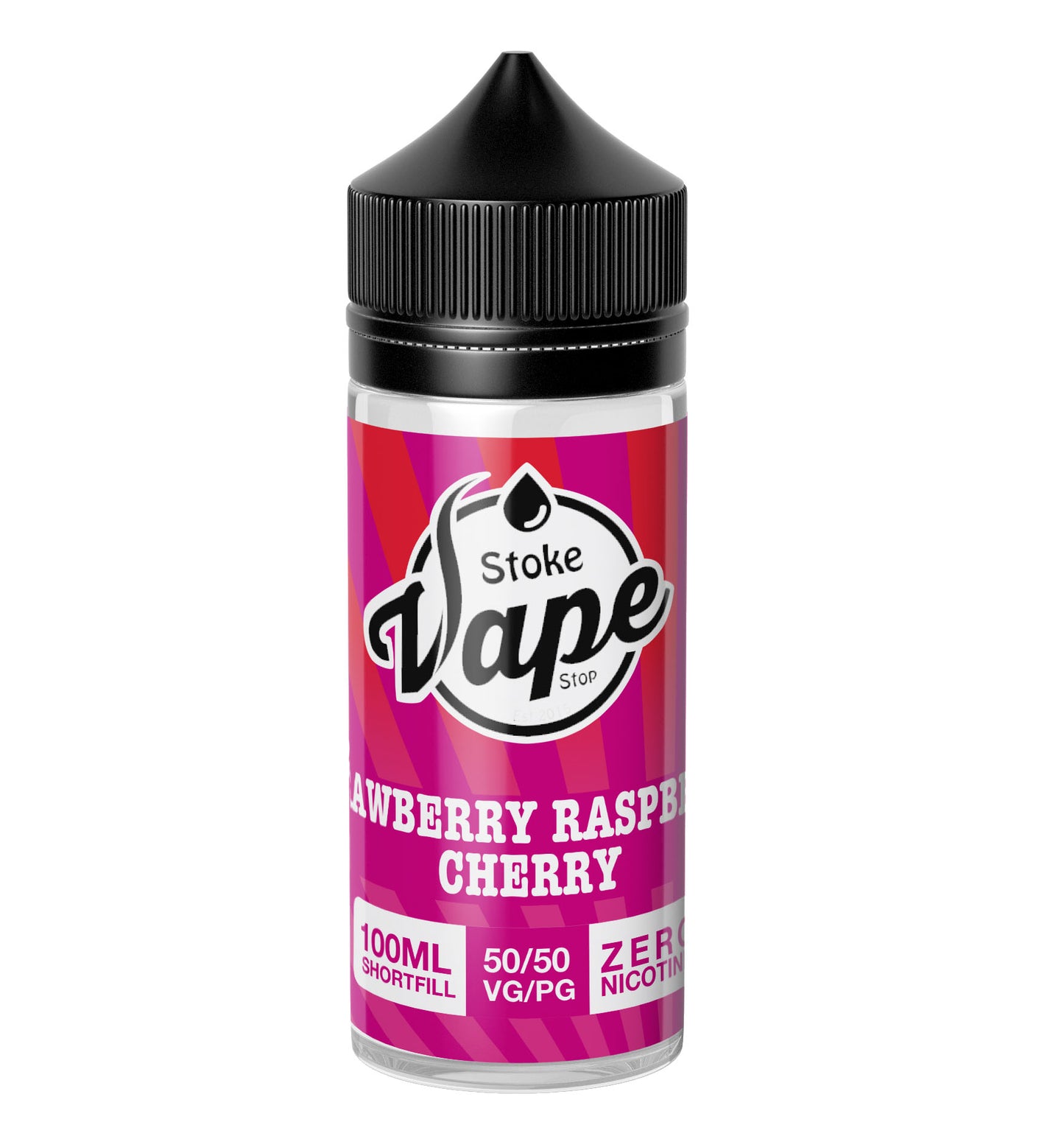 Strawberry Raspberry Cherry 50/50 STOKE VAPE STOP - 100ML