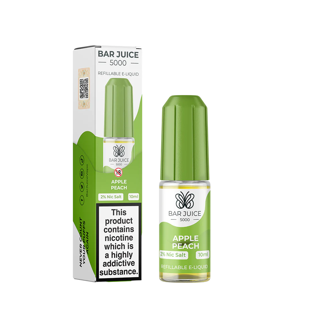 Apple Peach - BAR JUICE 5000 Nic Salts - 10ml