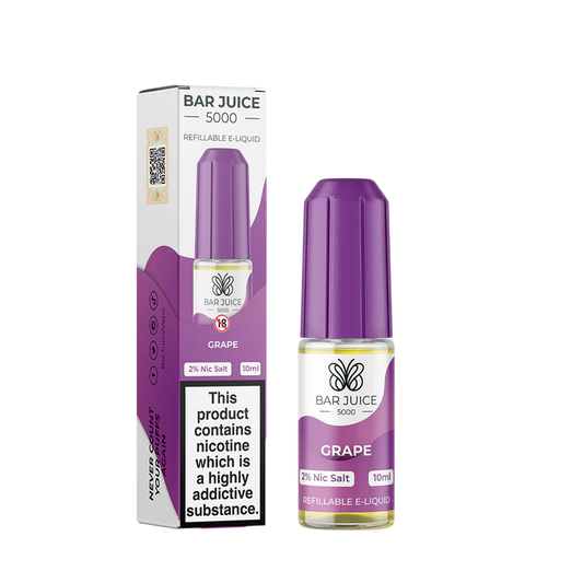 Grape - BAR JUICE 5000 Nic Salts - 10ml