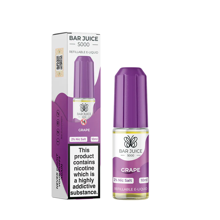 Grape - BAR JUICE 5000 Nic Salts - 10ml