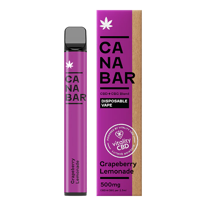 CANABAR™ Disposable CBD Vape Device 500mg