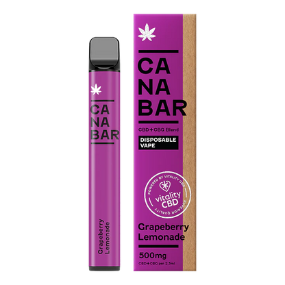 CANABAR™ Disposable CBD Vape Device 500mg