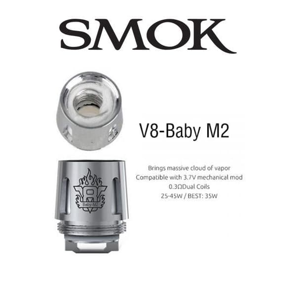 Smok V8 Baby Beast Coil - M2 0.25 (3.7v Direct) - COIL